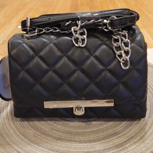 🛍NWT~ STEVE MADDEN PETITE QUILTED CHAIN CROSSBODY BAG